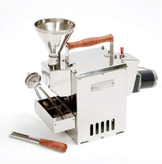 KALDI Home Coffee Roaster Motorize Type Full Package Including Thermometer, Hopper, Probe Rod, Chaff Holder (Gas Burner Required)