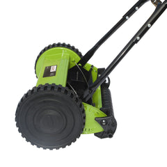 ALEKO GHPM12 5-Blade 12 Inch Hand Push Lawn Mower Adjustable Grass Cutting Height
