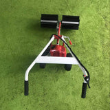 TFCFL 43CC Gas Powered Walk Behind Snow Sweeper Power Brush Sweeper Broom Hand Held Concrete Cleaning Driveway