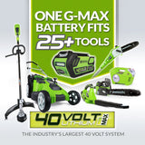 GreenWorks 25322 Lawn Mower, 16in Battery Included (Renewed)